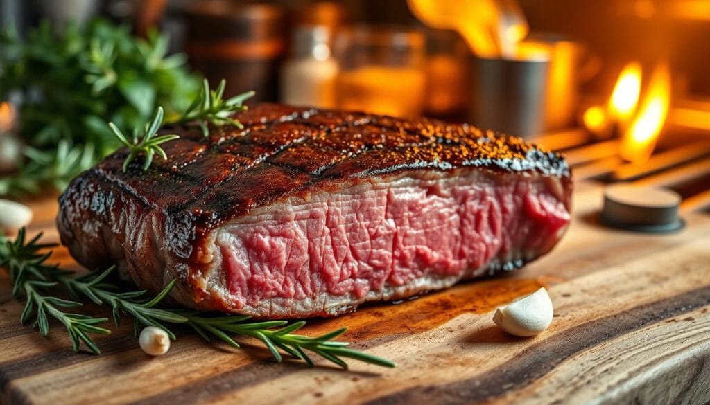 medium rare steak temp