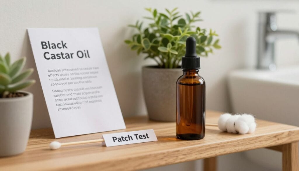 safety precautions for using Jamaican Black Castor Oil