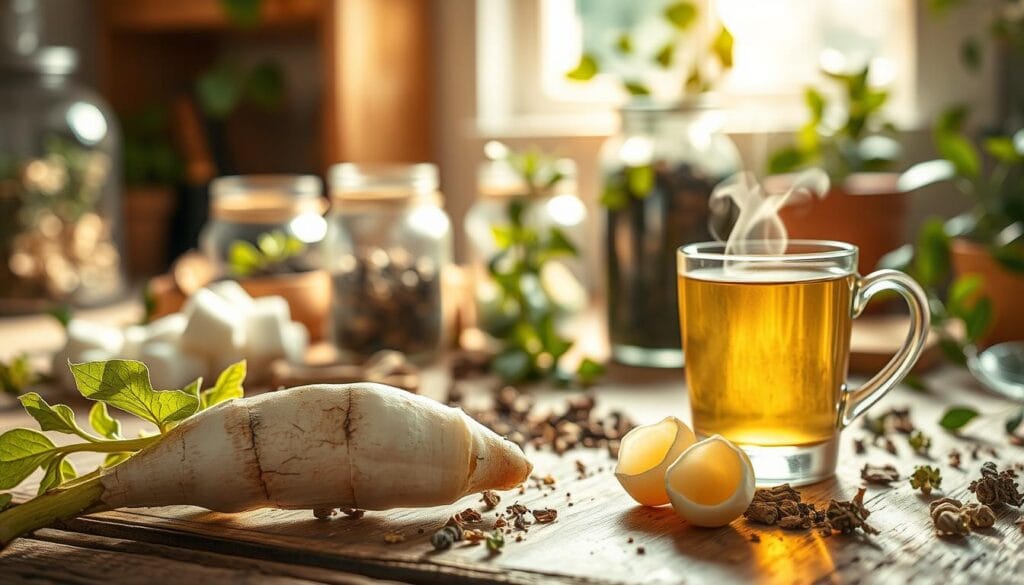Herbal lung detox using marshmallow root
