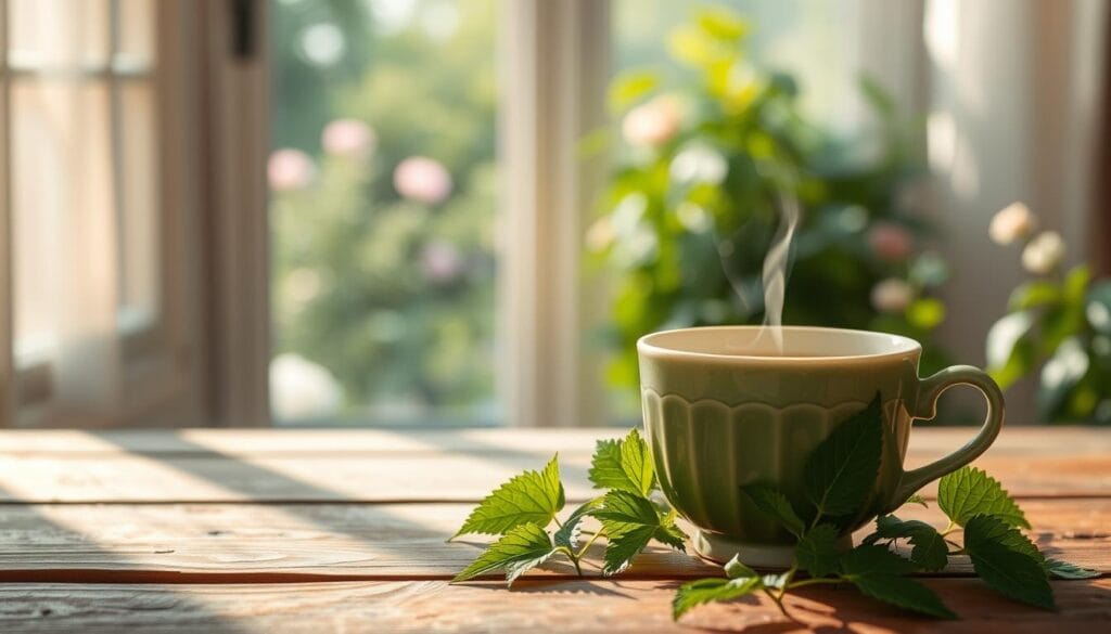 Nettle leaf tea for lungs health