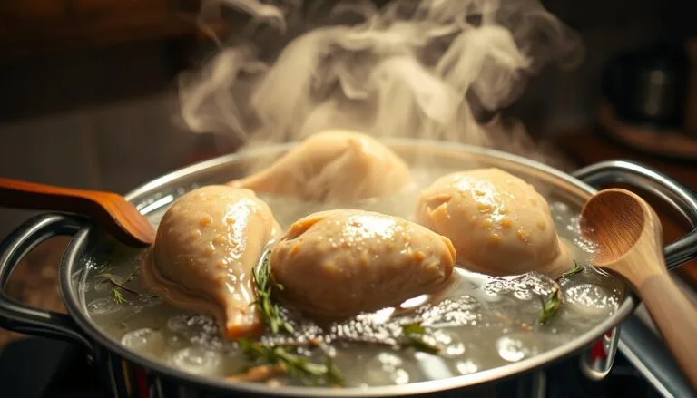 boil chicken